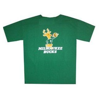 Milwaukee Bucks Throwback Vintage Hardwood Classics Shirt  Sports Fan T Shirts  Sports & Outdoors