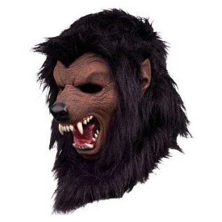 Werewolf Fur Halloween Mask   Black Clothing