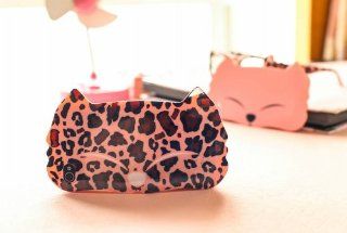 Best2buy365 Slim Cute Lovely Cat Leopard TPU Skin Case Cover Protection for iphone 4/4s 4G light pink+Giftx1(random color) Cell Phones & Accessories
