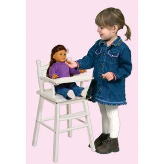 Guidecraft Doll High Chair in White