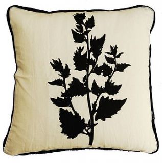 nature's poetry thistle cushion cover by anna&sally