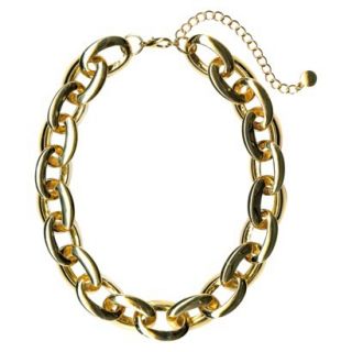 Chunky Link Necklace   Gold