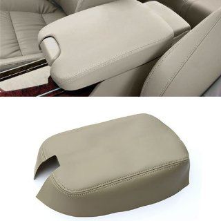 NEW BEIGE SYNTHETIC LEATHER CONSOLE LID ARMREST COVER FOR 2008 2012 HONDA ACCORD Automotive
