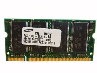 Samsung 512MB PC2700 CL2.5 DDR Memory M470L6524BT0 CB3 