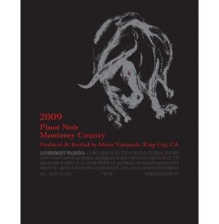2009 Miura, Pinot Noir, Monterey County 750 mL Wine