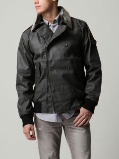 Cotton Plaid Zip Front Jacket by Cohesive & Co.