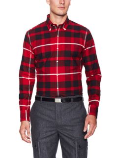 Cotton Plaid Sport Shirt by Black Fleece