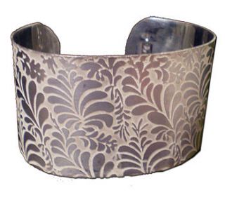 large volutes sterling silver cuff by catherine marche jewellery