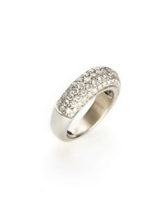 Pave Diamond Band Ring by Vendoro