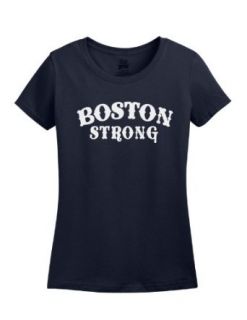 Ladies Boston Strong Marathon Tribute T shirt Clothing
