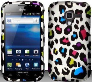 Leopard Design Colorful Hard Snap On Case Cover Faceplate Protector for Samsung Exhilarate i577 (AT&T) + Free Texi Gift Box Cell Phones & Accessories