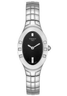 Tissot Women's T47.1.485.51 Oval T Diamond Watch at  Women's Watch store.