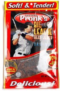 Pronks Big League Beef Jerky, Original, 3.5 Ounces Bags (Pack of 4)  Jerky And Dried Meats  Grocery & Gourmet Food