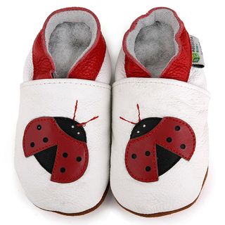 Ladybug Soft Sole Leather Baby Shoes Augusta Products Girls' Shoes