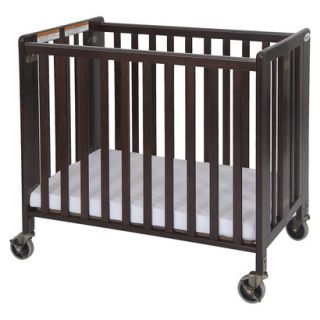 Foundations HideAway Fixed Side Crib   Cherry