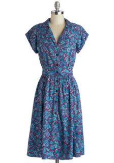 Waltz on a Whim Dress in Paisley  Mod Retro Vintage Dresses