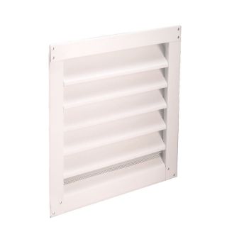 Air Vent White Aluminum Gable Vent (Fits Opening 12 in x 18 in; Actual 12 in x 18 in)