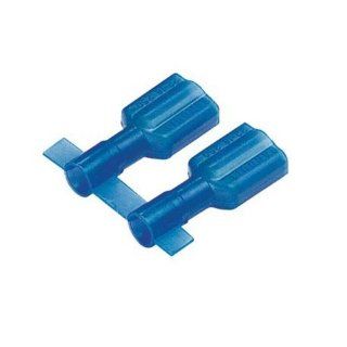 Panduit DMNF2 488FIB 3K Reel Smart System Metric Female Disconnects, Nylon Fully Insulated, Funnel Entry, 1.5   2.5mm Wire Range, Blue, 4.8 x 0.8mm Tab Size, 4mm Max Insulation, 7.4mm Width, 4.6mm Height, 19.8mm Length (3000 Pieces Per Reel) Disconnect Te