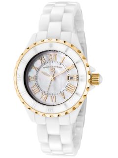 Womens Karamica White & Gold Watch by Swiss Legend Watches