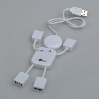 NEEWER White PC Mini 4 Port USB 2.0 480Mbps High Speed Cable Hub Man Computers & Accessories