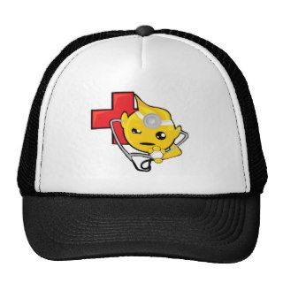 doctor smiley face trucker hat
