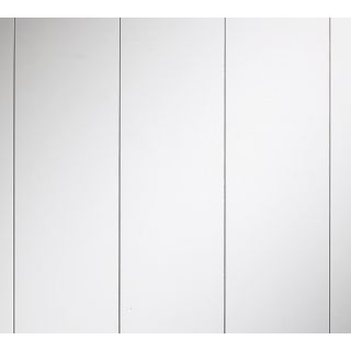 EverTrue 0.25 in x 5.43 in x 8 ft Primed White MDF Wall Panel
