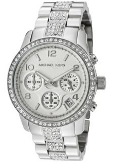 Michael Kors MK5108  Watches,Womens Chronograph White Crystal Stainless Steel, Chronograph Michael Kors Quartz Watches