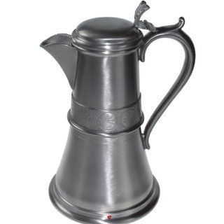 Shop Pewter Medieval Flagon 1.5 Pint with Lid and Spout Antique Finish at the  Home Dcor Store