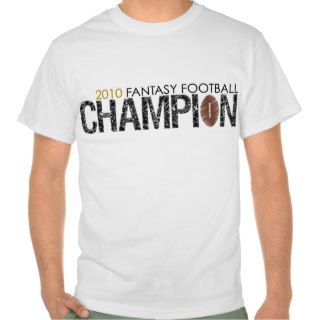 fantasy football champion 2010 t shirt