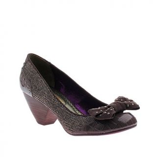 Poetic Licence "All Too Much" Herringbone Pump with Studded Bow
