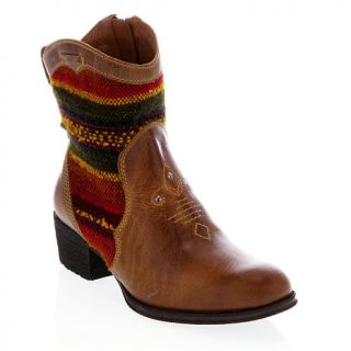 Born® "Topanga" Leather and Fabric Western Boot