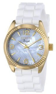 Invicta Women's 15881 Angel Blue Mother of Pearl Dial White Strap Watch at  Women's Watch store.