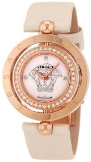 Versace Women's 79Q81SD497 S002 Eon Two Rings 40 Diamond Satin Mother Of Pearl Rose Gold Plated Watch at  Women's Watch store.