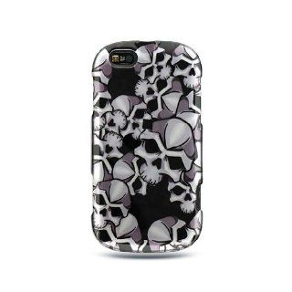 Black Skull Hard Cover Case for Motorola CLIQ XT MB501 Cell Phones & Accessories