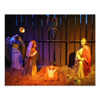 Nativity Scene Holiday Photo Print