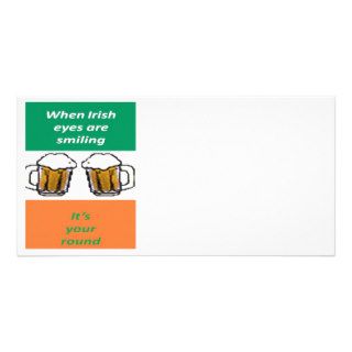 When Irish Eyes Are Smiling Photo Card