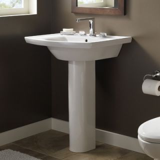 American Standard Tropic Grande Pedestal Bathroom Sink Set   0404