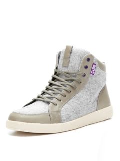 Russell Leather High Top Sneakers by Clae