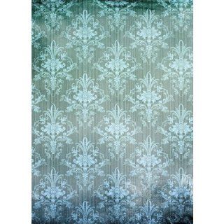 Printed Photography Background Antique Blue Damask TC491 Titanium Cloth Backdrop 5'x6' Ft (60"x80") Better Then Muslin or Canvas  Photo Studio Backgrounds  Camera & Photo