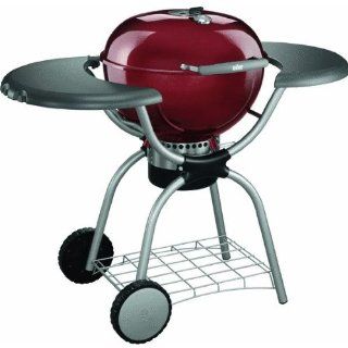 Weber 1 Touch Charcoal Grill (Red)  Freestanding Grills  Patio, Lawn & Garden