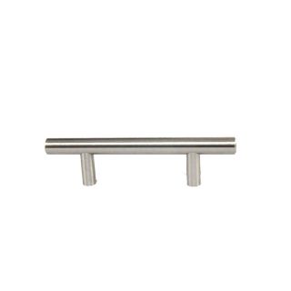 Style Selections 3 in Center to Center Brushed Satin Nickel Bar Cabinet Pull
