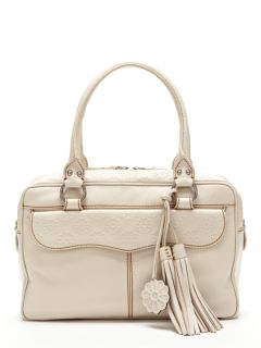 Spring Daisy Top Zip Satchel by Isabella Fiore