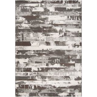 Paramount Grey Abstract Rug (2' x 3') Accent Rugs