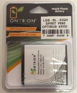 Ontrion Premium Battery for LG MS870 Spirit/ P880 Optimus 4XHD/ P769 Optimus L9 Cell Phones & Accessories