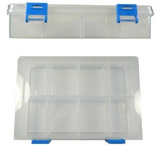 Rectangle Clear Beads Display Storage Container W/lid 8x5 1/2 Inch Sold Per Pack of 2