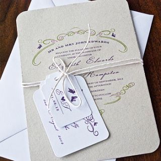 enchantment wedding stationery bundle by paper and inc