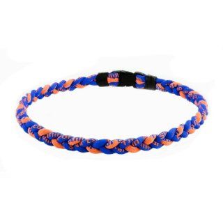 Ionic Titanium Sports Necklace Royal Blue & Orange, 17.5IN Jewelry