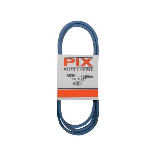 PIX Blue Kevlar V-Belt with Kevlar Cord — 95in.L x 1/2in.W, Model# A93K/4L950K  Belts   Pulleys