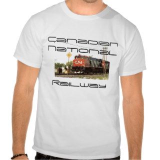 CN Burlington Y, Canadian  National, Railway Tee Shirts