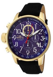 Invicta 1516  Watches,Mens Force Chronograph Blue Dial Black Riffle, Chronograph Invicta Quartz Watches